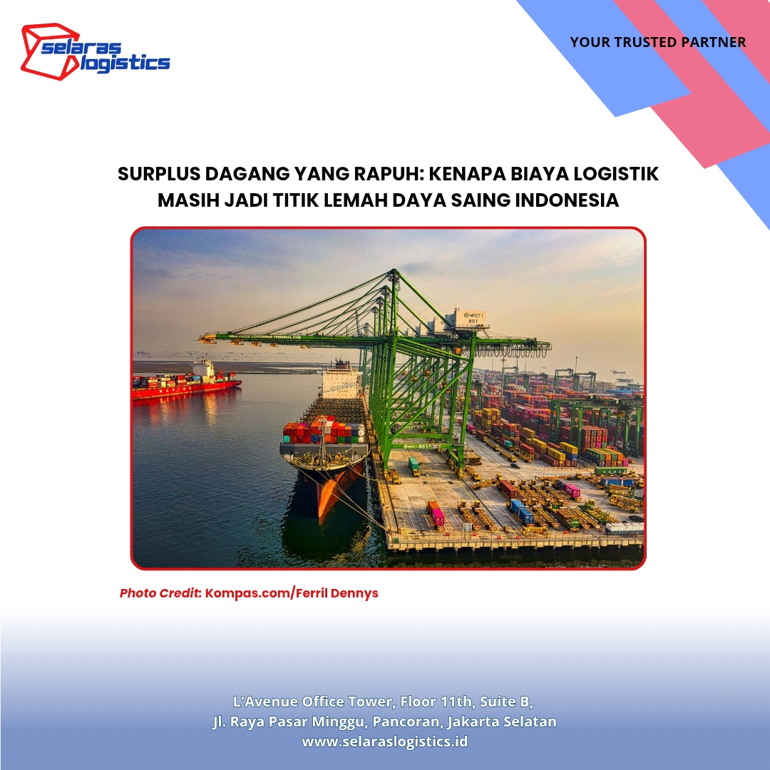 Surplus Dagang yang Rapuh: Kenapa Biaya Logistik Masih Jadi Titik Lemah Daya Saing Indonesia